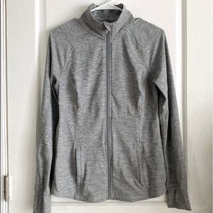 Old Navy Go-Dry sports jacket hearthered gray szM